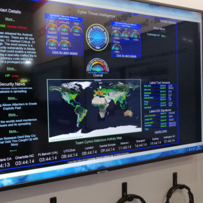 Radar Console on a TV Screen